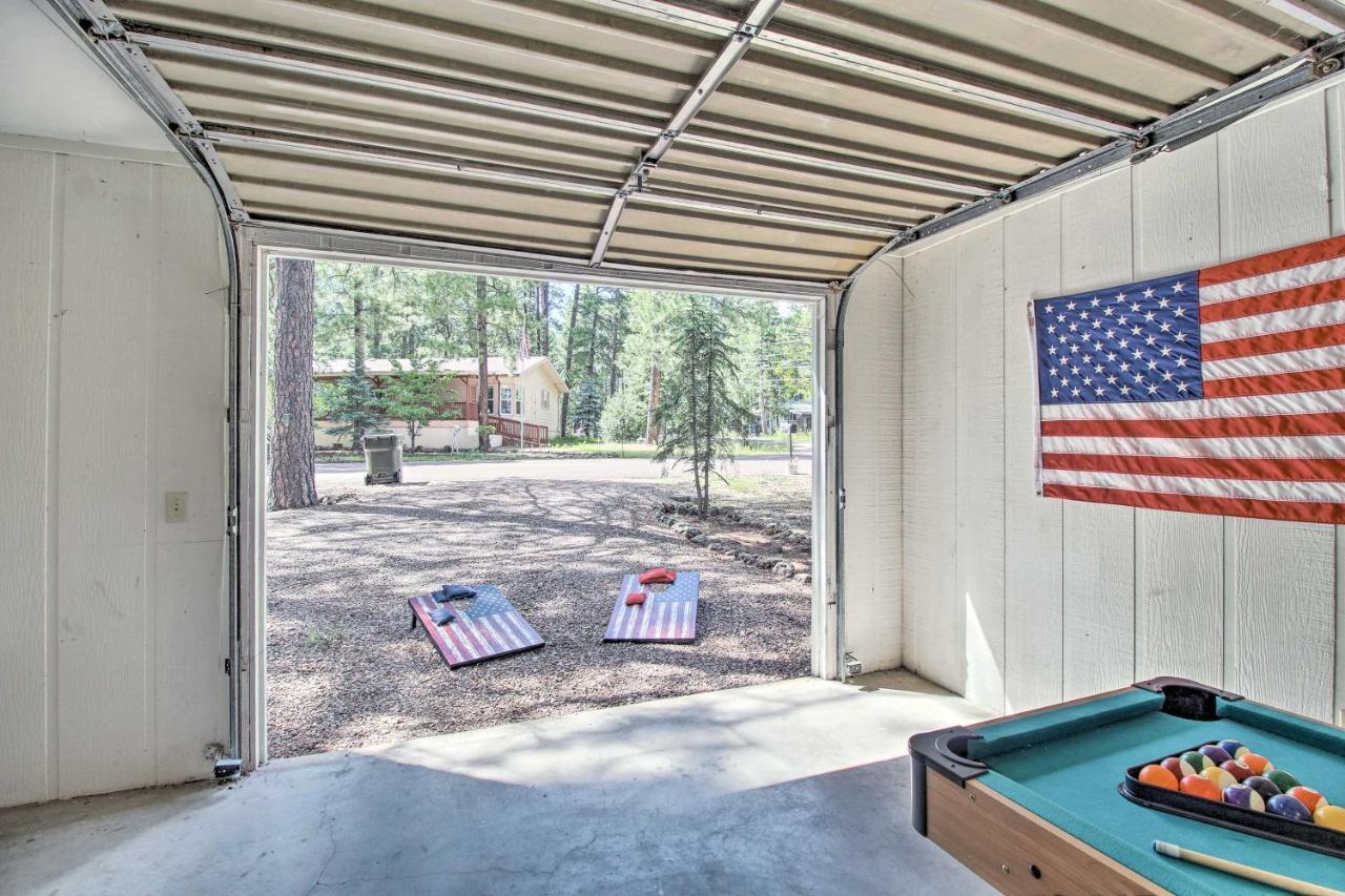 Pinetop Cabin Retreat With Fire Pit And Covered Deck Ngoại thất bức ảnh